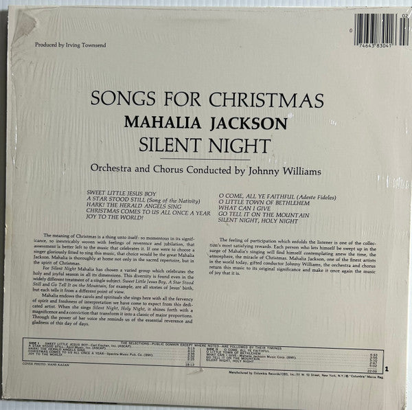 Release: Silent Night - Songs For Christmas-Vinyl-US-None-3C 38304-28139623