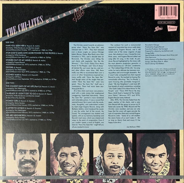 Release: Greatest Hits-Vinyl-US-1983-PE 38627-15992705