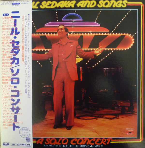 Master Release: Neil Sedaka And Songs - A Solo Concert  by Neil Sedaka