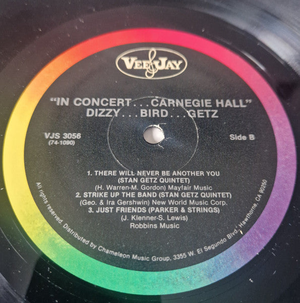Dizzy Bird Getz:  In Concert..... Carnegie Hall
