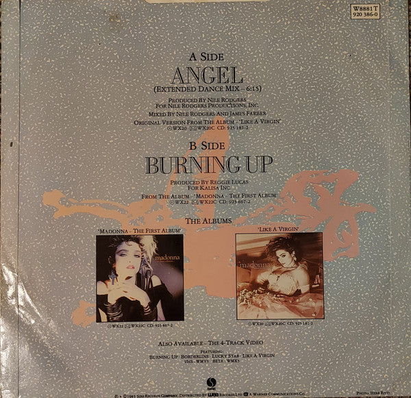 Release: Angel-Vinyl-UK-1985-W8881 T, 920 386-0, W 8881 (T), 920386-0-24761972