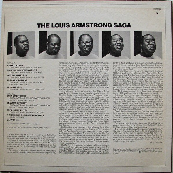 The Louis Armstrong Saga