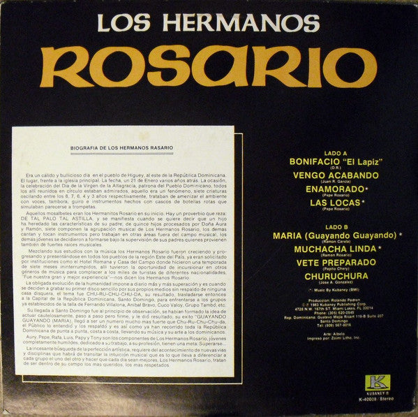 Master Release: Unknown Release by Los Hermanos Rosario