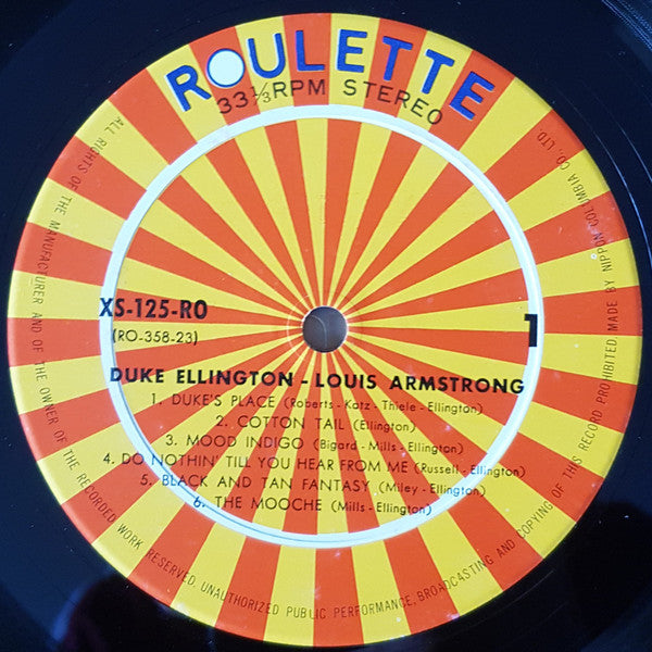 The Duke Ellington - Louis Armstrong Years
