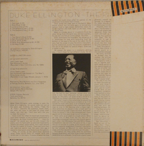 Master Release: The Pianist by Duke Ellington