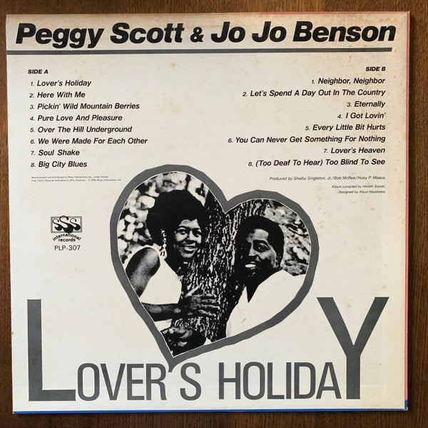 Master Release: Lover's Holiday by Peggy Scott & Jo Jo Benson