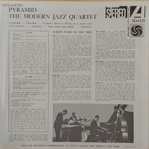 Release: Pyramid-Vinyl-US-1976-SD 1325, SD-1325, 1325-14147295