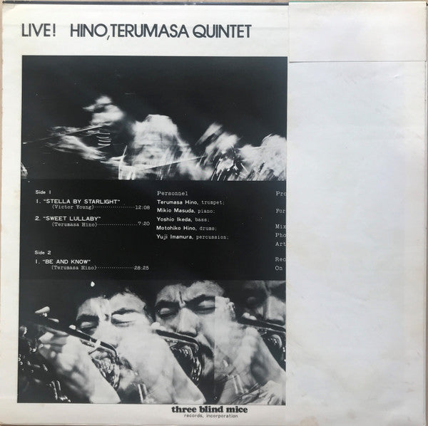 Master Release: Live! = ライブ! by Terumasa Hino Quintet
