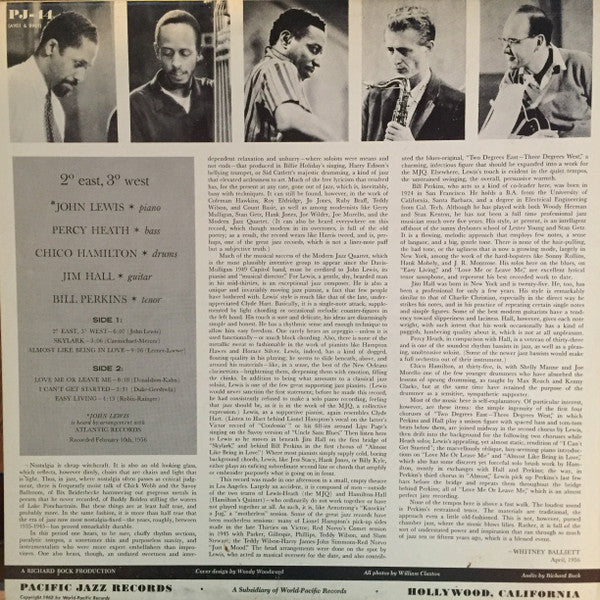Release: Grand Encounter: 2° East - 3° West-Vinyl-US-1965-PJ-44-12326470