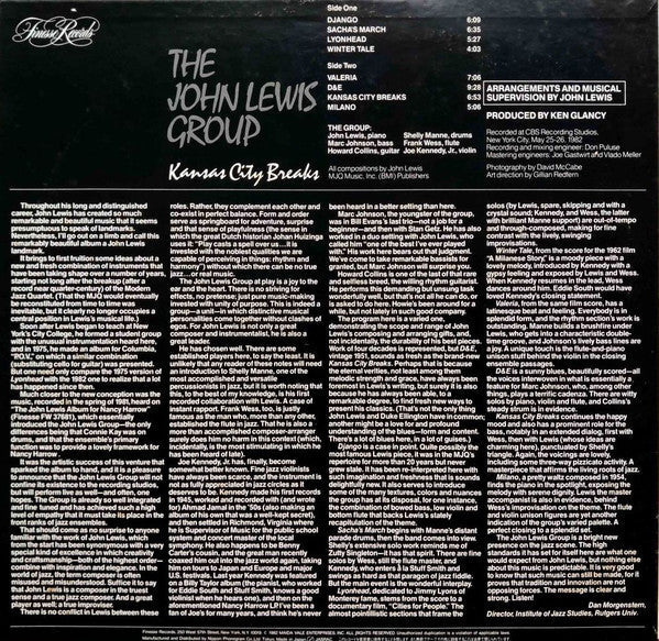 Master Release: Kansas City Breaks by The John Lewis Group