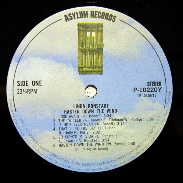 Hasten Down The Wind = 風にさらわれた恋