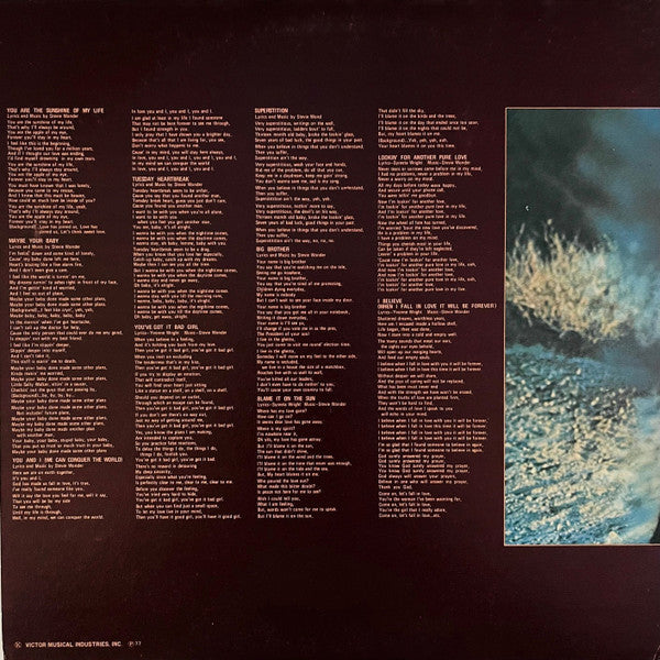 Release: Talking Book-Vinyl-Japan-1977-VIP-6003-25939810