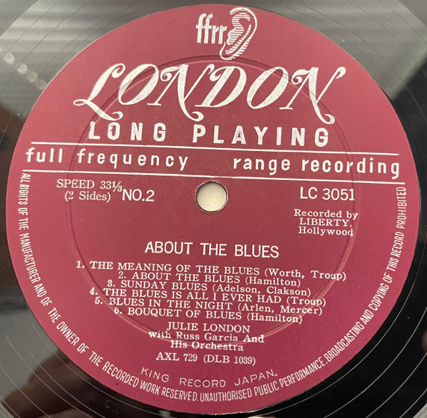 Release: About The Blues-Vinyl-Japan-None-LC 3051-20462635