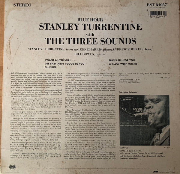 Release: Blue Hour-Vinyl-US-1985-BST-84057-21129514