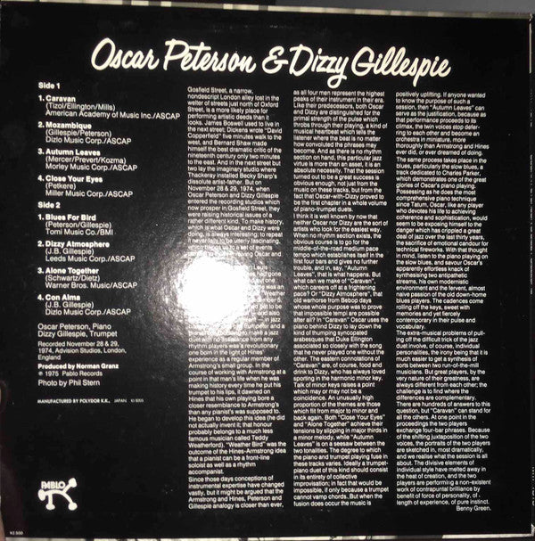 Oscar Peterson & Dizzy Gillespie