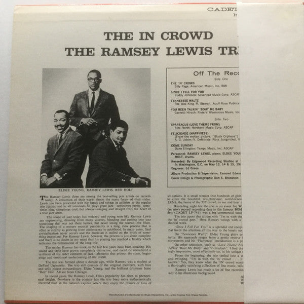Release: The In Crowd-Vinyl-Japan-None-PLP-5002-14091459