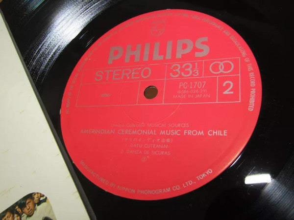 Amerindian Ceremonial Music From Chile = チリのインディオ音楽