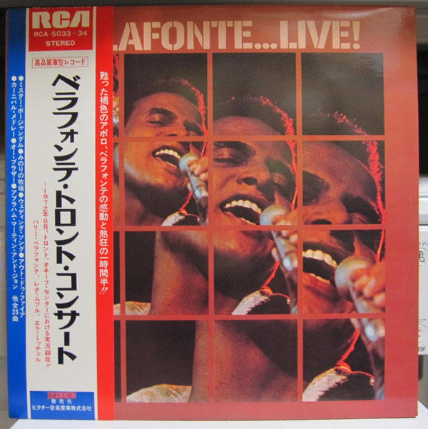 Master Release: Belafonte ...Live! by Harry Belafonte