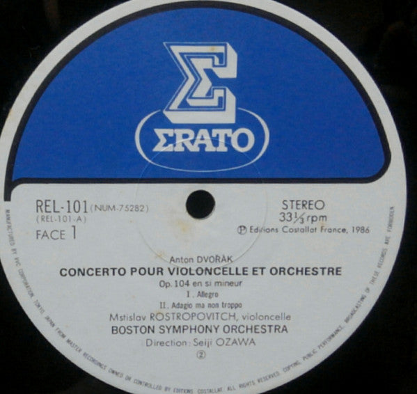 Master Release: Concerto Pour Violoncelle / Variations Rococo by Mstislav Rostropovich