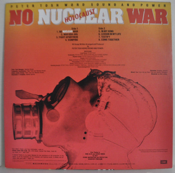 Master Release: No Nuclear War by Peter Tosh