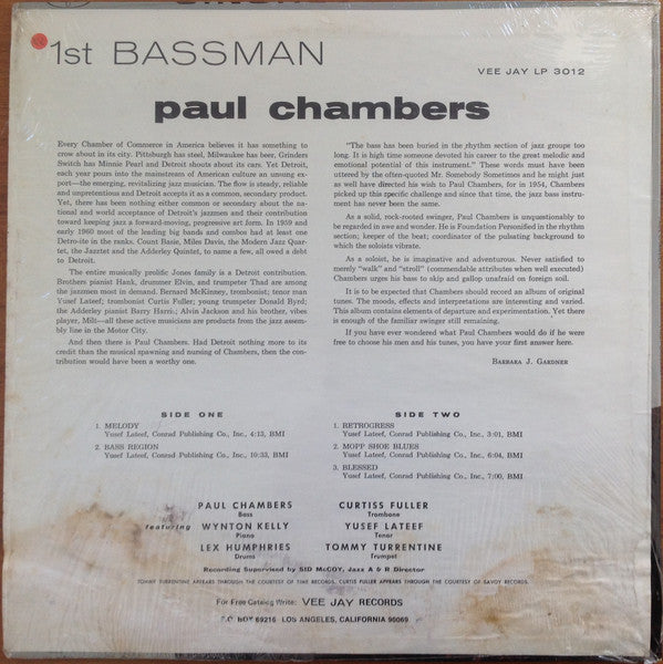 Release: 1st Bassman-Vinyl-US-1964-VJLP 3012, SR 3012-15230341