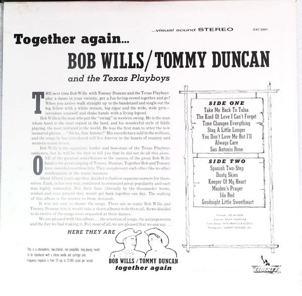 Release: Together Again-Vinyl-Japan-1978-GXC 2001, GXC-2001-15996184