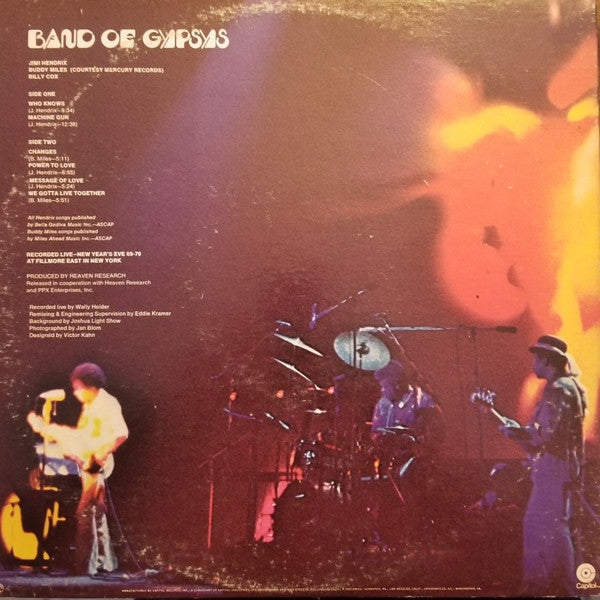Release: Band Of Gypsys-Vinyl-US-1976-STAO-472-12544064