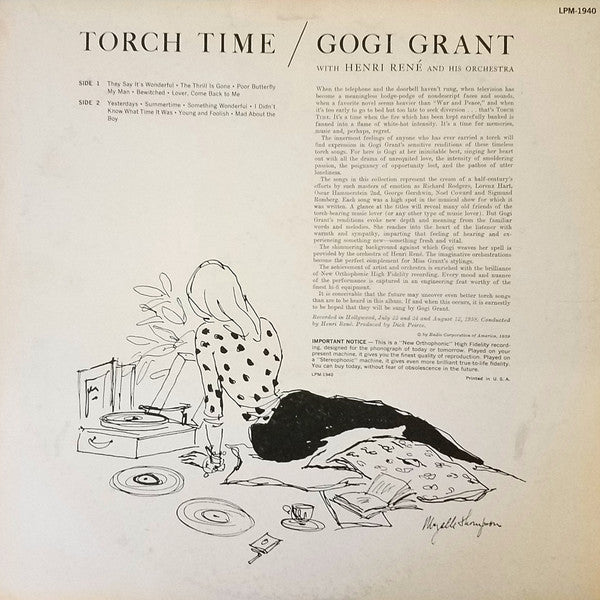 Release: Torch Time-Vinyl-US-1959-LPM-1940, LPM 1940-12898058