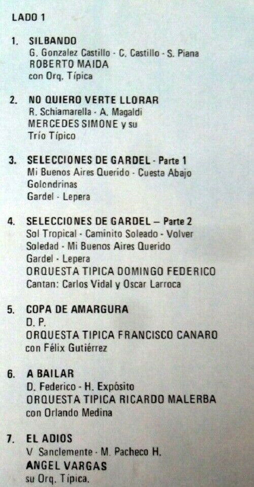Para La Historia Del Tango Especial Para Coleccionistas