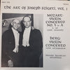 Joseph Szigeti - The Art Of , Vol.1 (Vinyl, LP, Mono) Very Good (VG) / Very Good (VG)