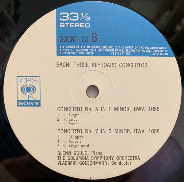 Three Keyboard Concertos