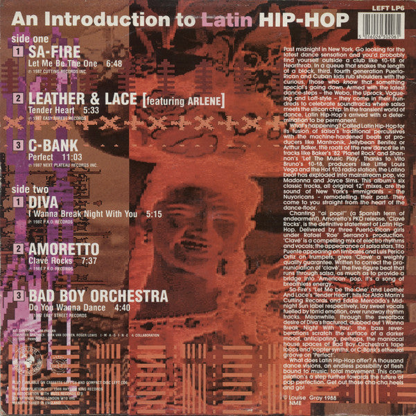 Release: An Introduction To Latin Hip-Hop-Vinyl-UK-1988-LEFT LP6-11750830