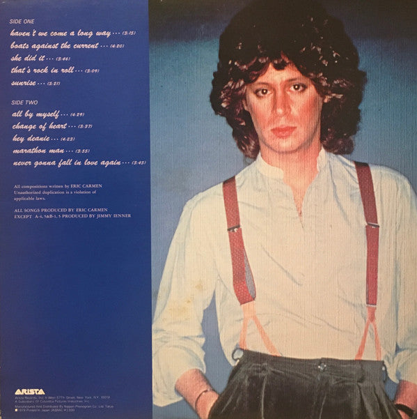 Release: The Best Of Eric Carmen-Vinyl-Japan-1979-25RS-100-14840575