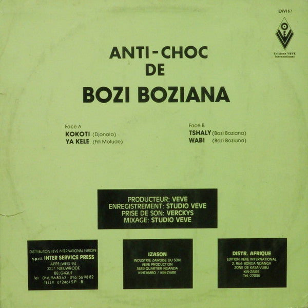 Release: Verckys Présente Le Grand Père Bozi Boziana-Vinyl-Zaire-1986-EVVI 67-16483434