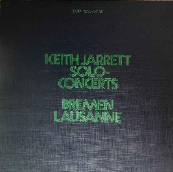 Release: Solo Concerts: Bremen / Lausanne-Vinyl, Box Set-Germany-1975-ECM 1035-37 ST-14655308
