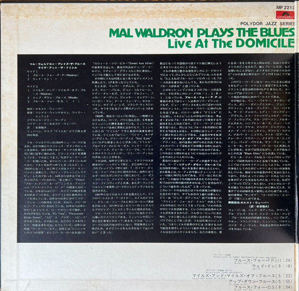 Plays The Blues - Live At The Domicile