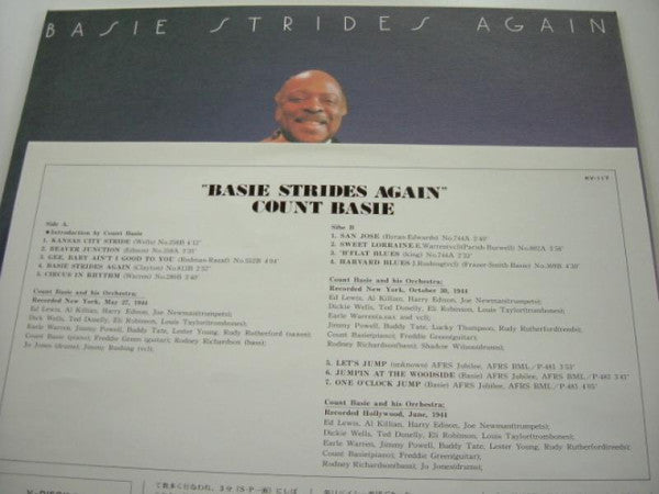 Master Release: Basie Strides Again by Count Basie Orchestra