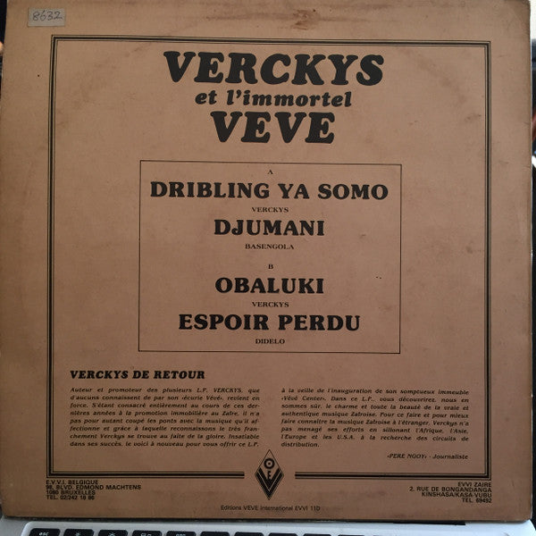 Verckys Et L'Orchestre Veve*