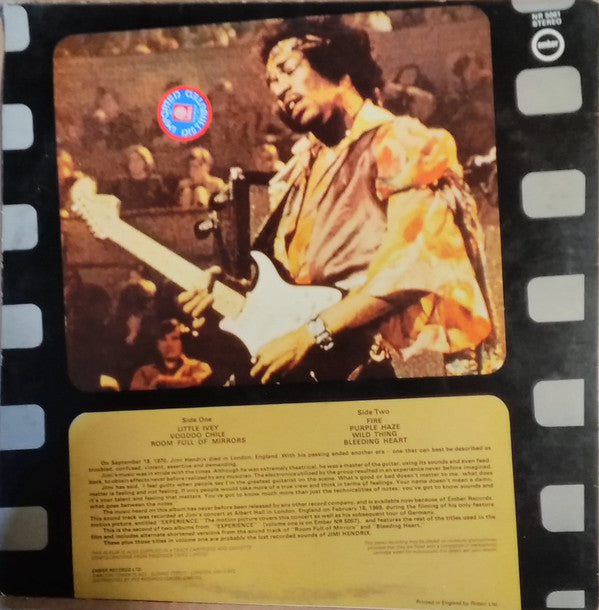 Release: More  "Experience" Jimi Hendrix (Titles From The Original Sound Track Of The Feature Length Motion Picture) (Volume Two)-Vinyl-UK-1972-NR 5061-21582298