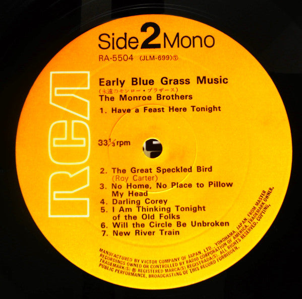 Early Blue Grass Music