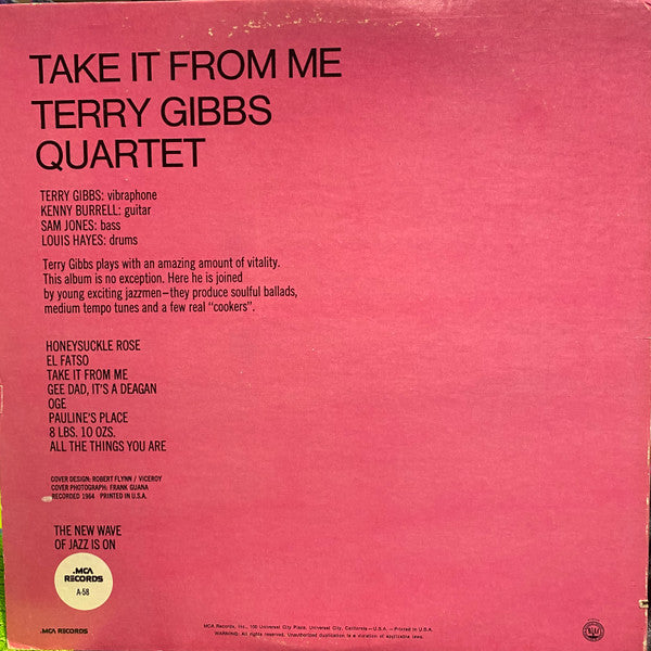 Release: Take It From Me-Vinyl-US-1979-AS-58, A-58-22598012