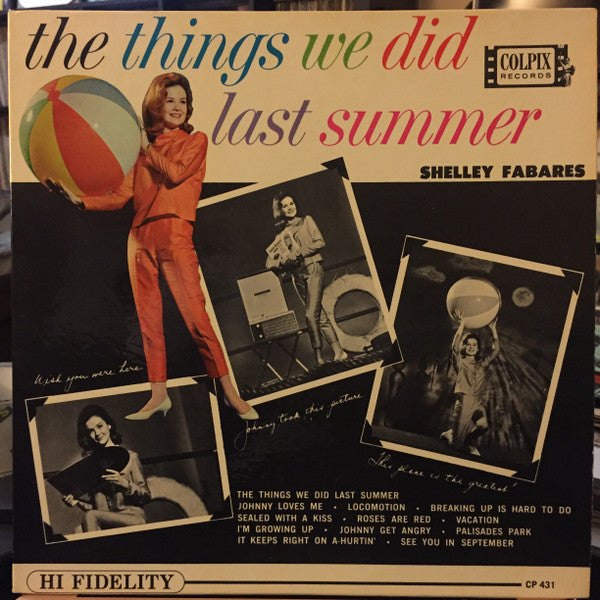 Release: The Things We Did Last Summer-Vinyl-US-1962-CP 431-14541694