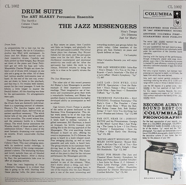 Release: Drum Suite-Vinyl-UK-2017-CL 1002, CL 1002-12016763
