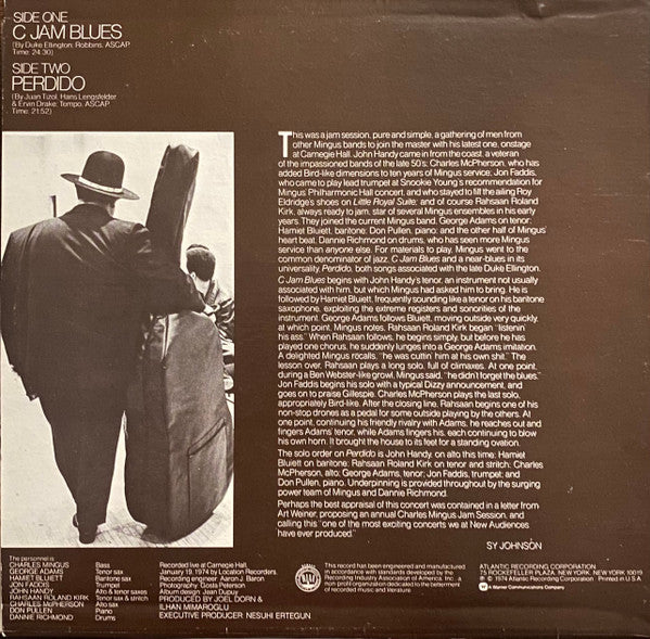 Release: Mingus At Carnegie Hall-Vinyl-US-1975-SD 1667-23535293