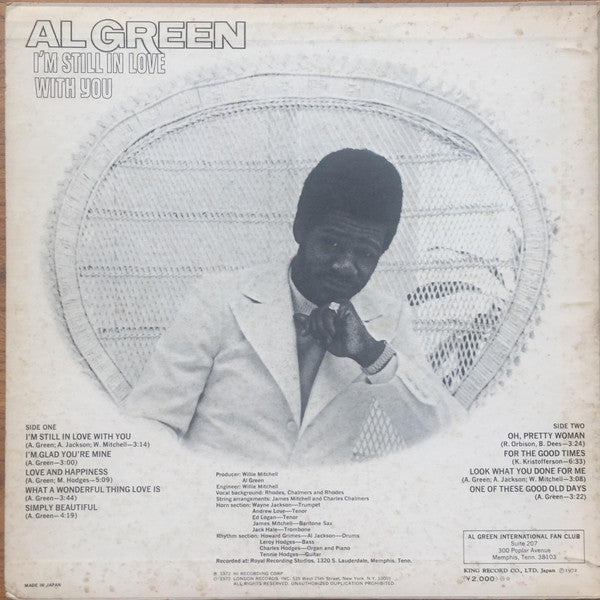 Master Release: I'm Still In Love With You by Al Green