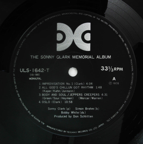 The Sonny Clark Memorial Album