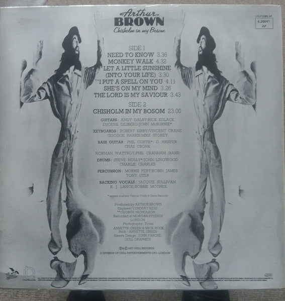 Master Release: Chisholm In My Bosom by Arthur Brown
