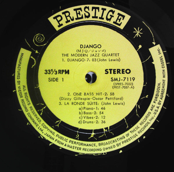 Release: Django-Vinyl-Japan-1963-SMJ-7119-14340884