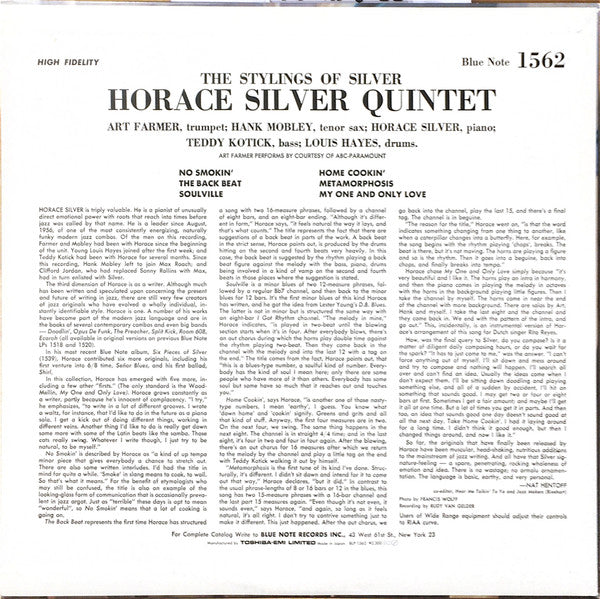 Release: The Stylings Of Silver-Vinyl-Japan-1984-BLP 1562, BNST 1562-27167907
