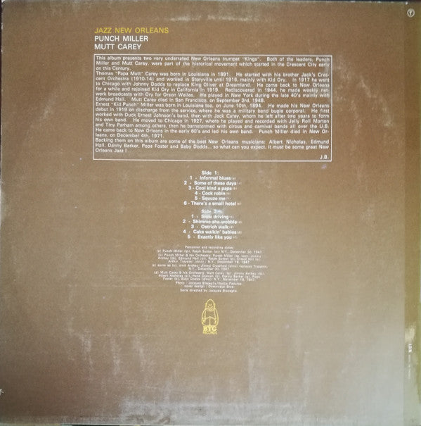 Release: Jazz New Orleans Volume 2-Vinyl-France-1969-BYG 529156-11951582